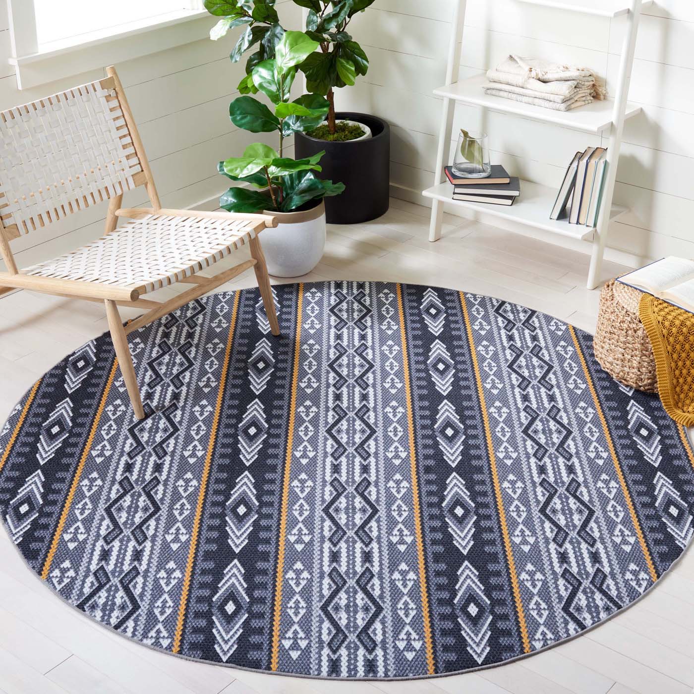 Safavieh Journey 179 Rug, JNY179 - Grey / Gold