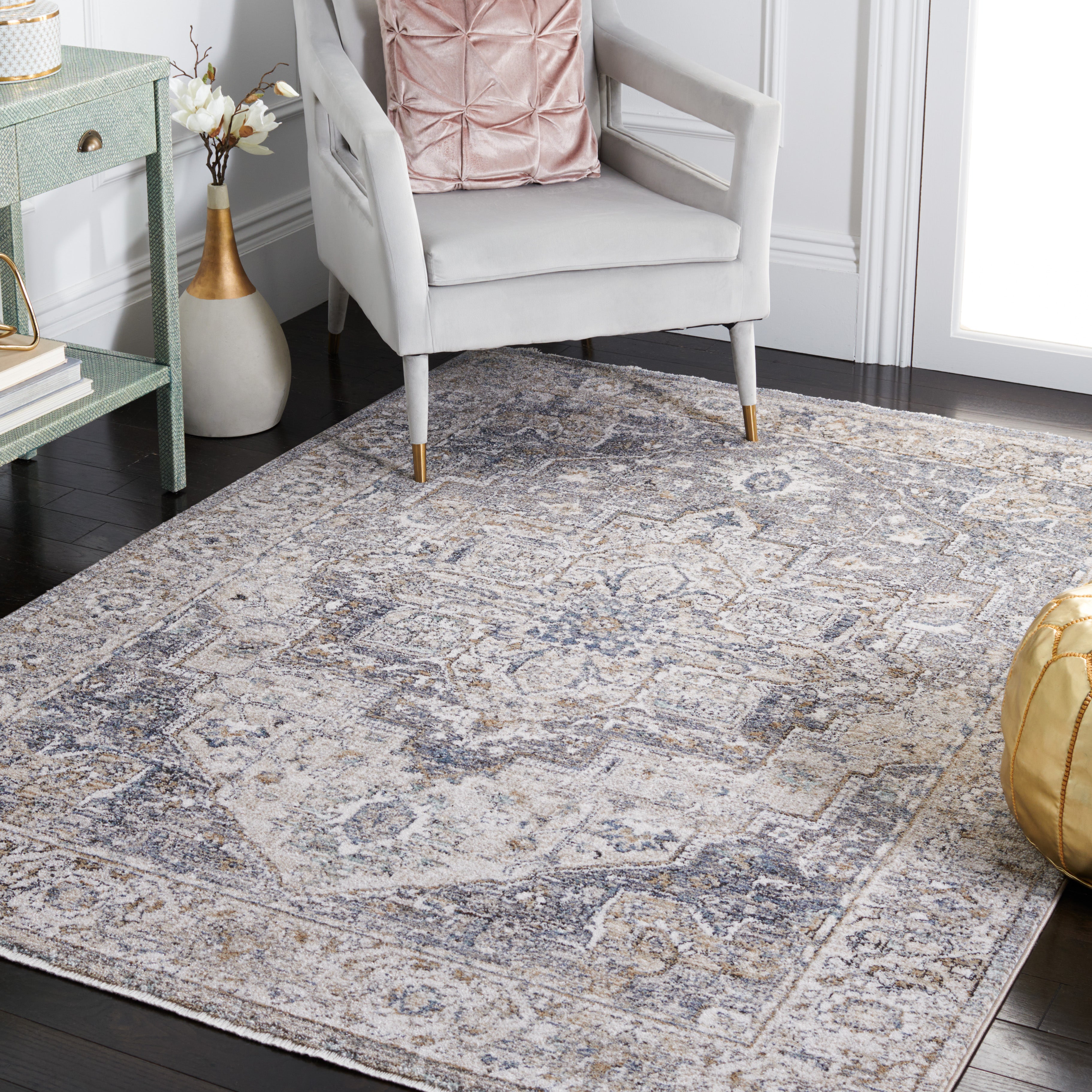 Safavieh Jasmine 314 Rug, JSM314 - Grey / Blue