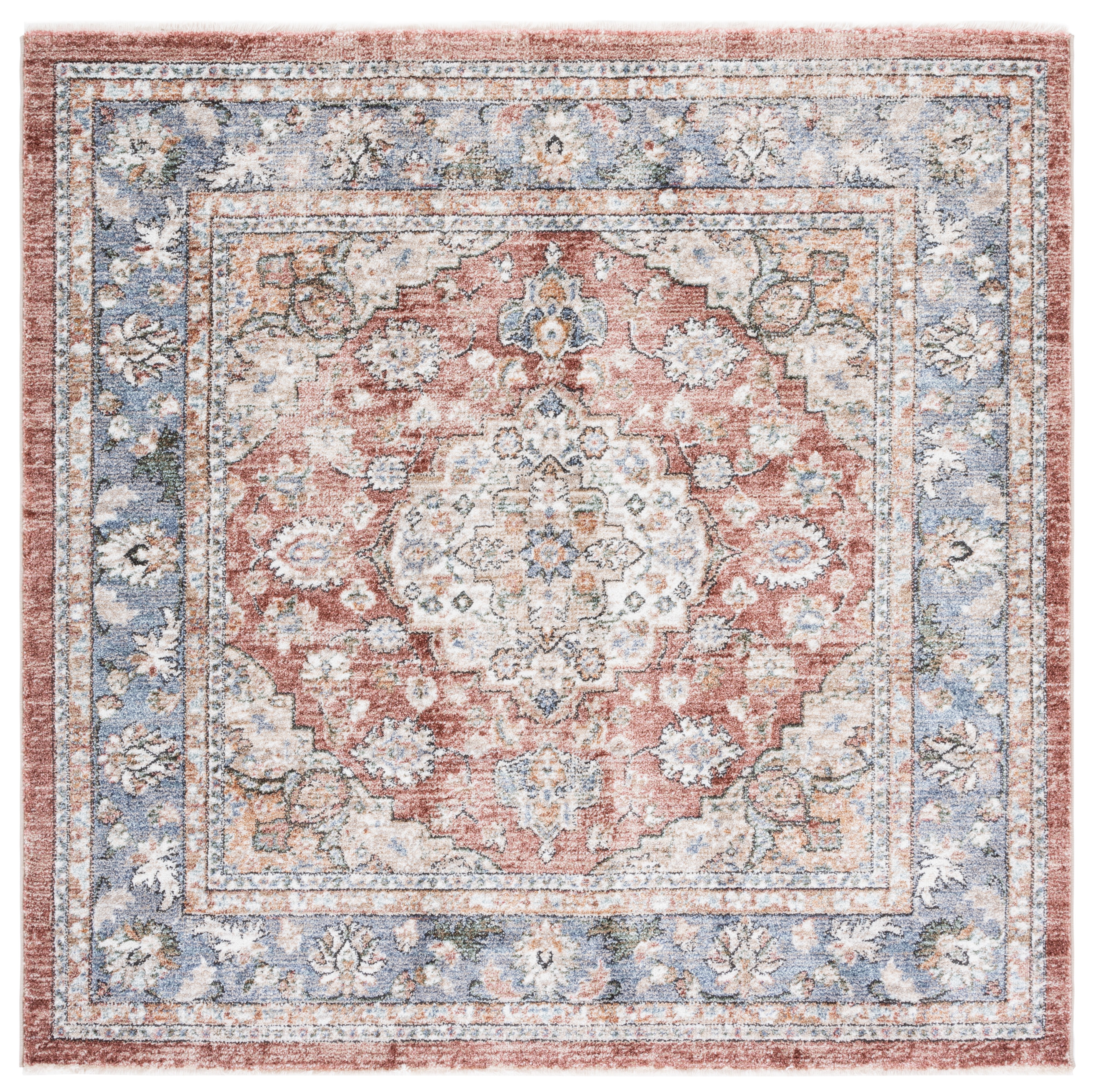 Safavieh Jasmine 317 Rug, JSM317 - Rust / Blue