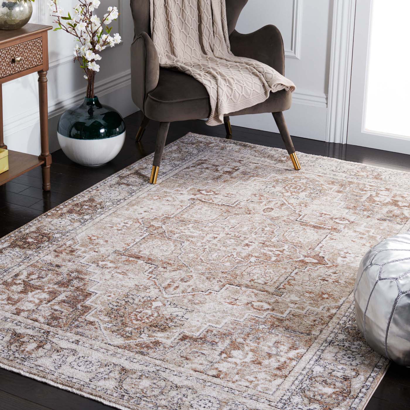 Safavieh Jasmine 318 Rug, JSM318 - Ivory / Beige