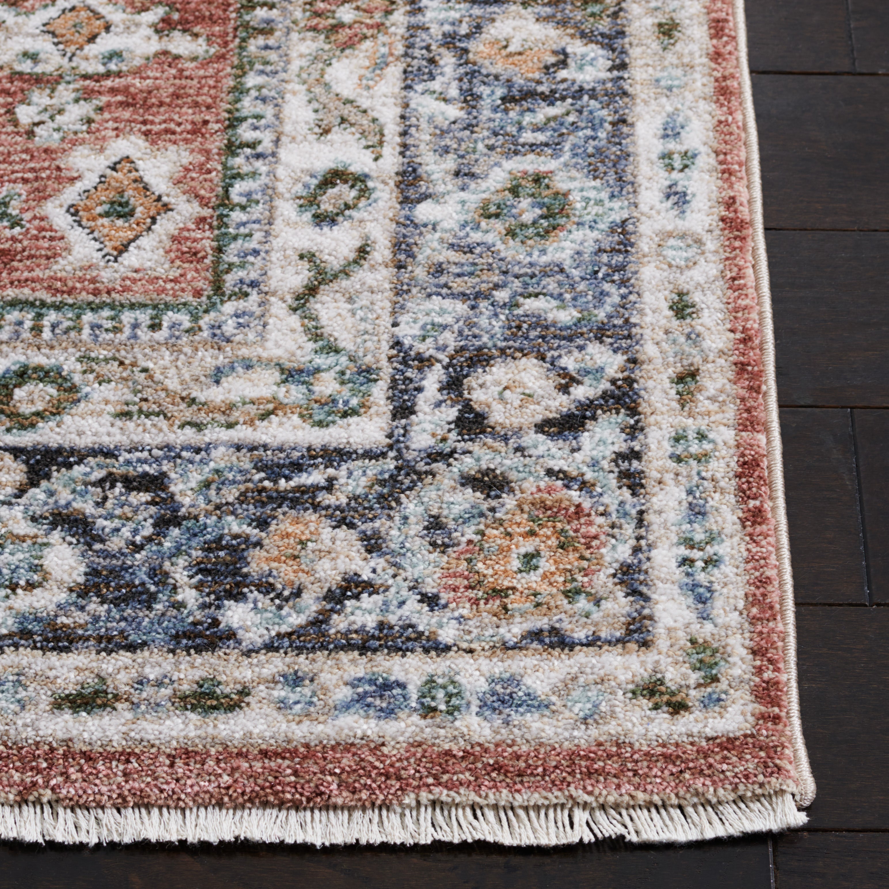 Safavieh Jasmine 329 Rug, JSM329 - Rust / Navy