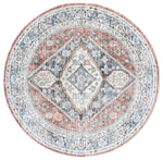 Safavieh Jasmine 329 Rug, JSM329 - Rust / Navy