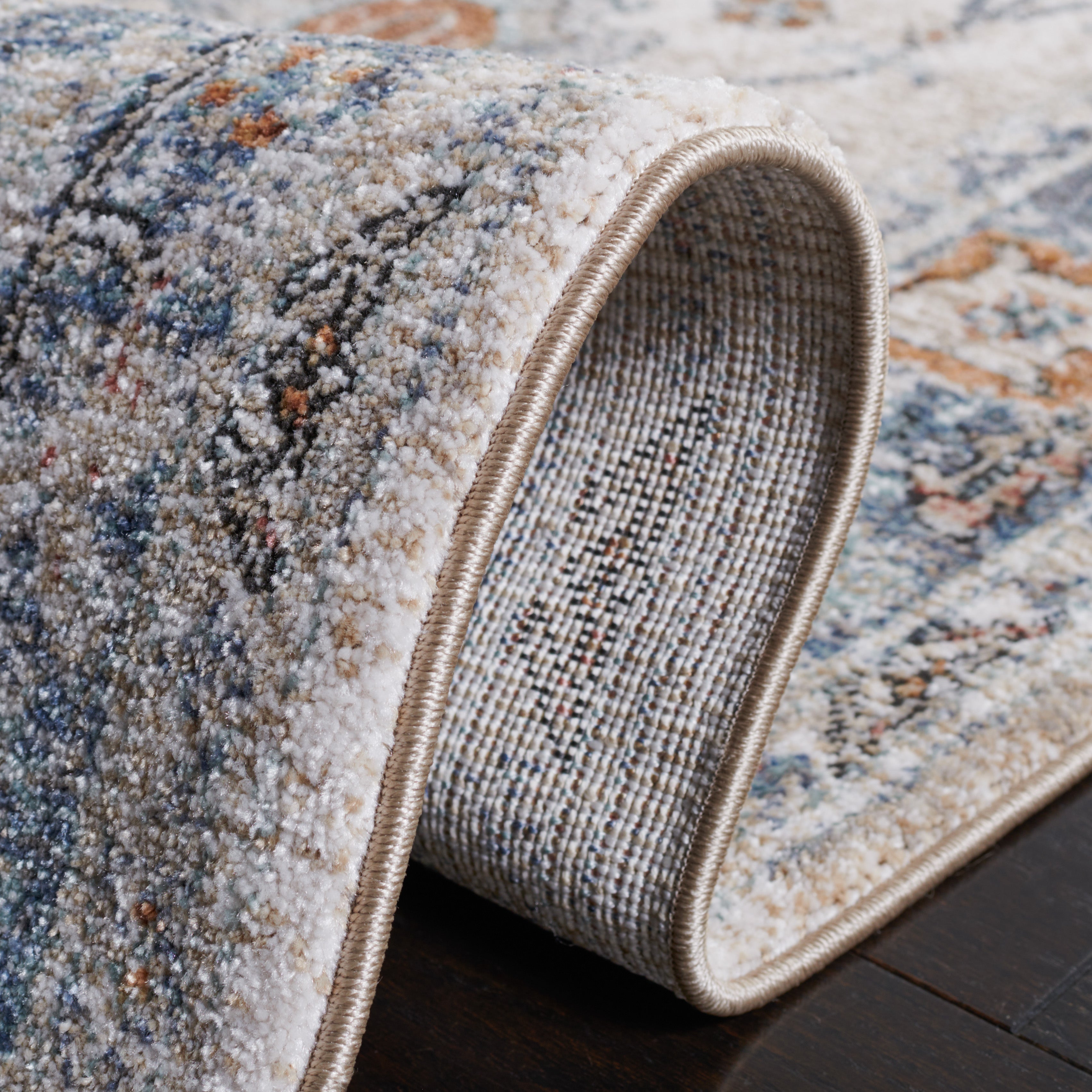 Safavieh Jasmine 343 Rug, JSM343 - Ivory / Blue