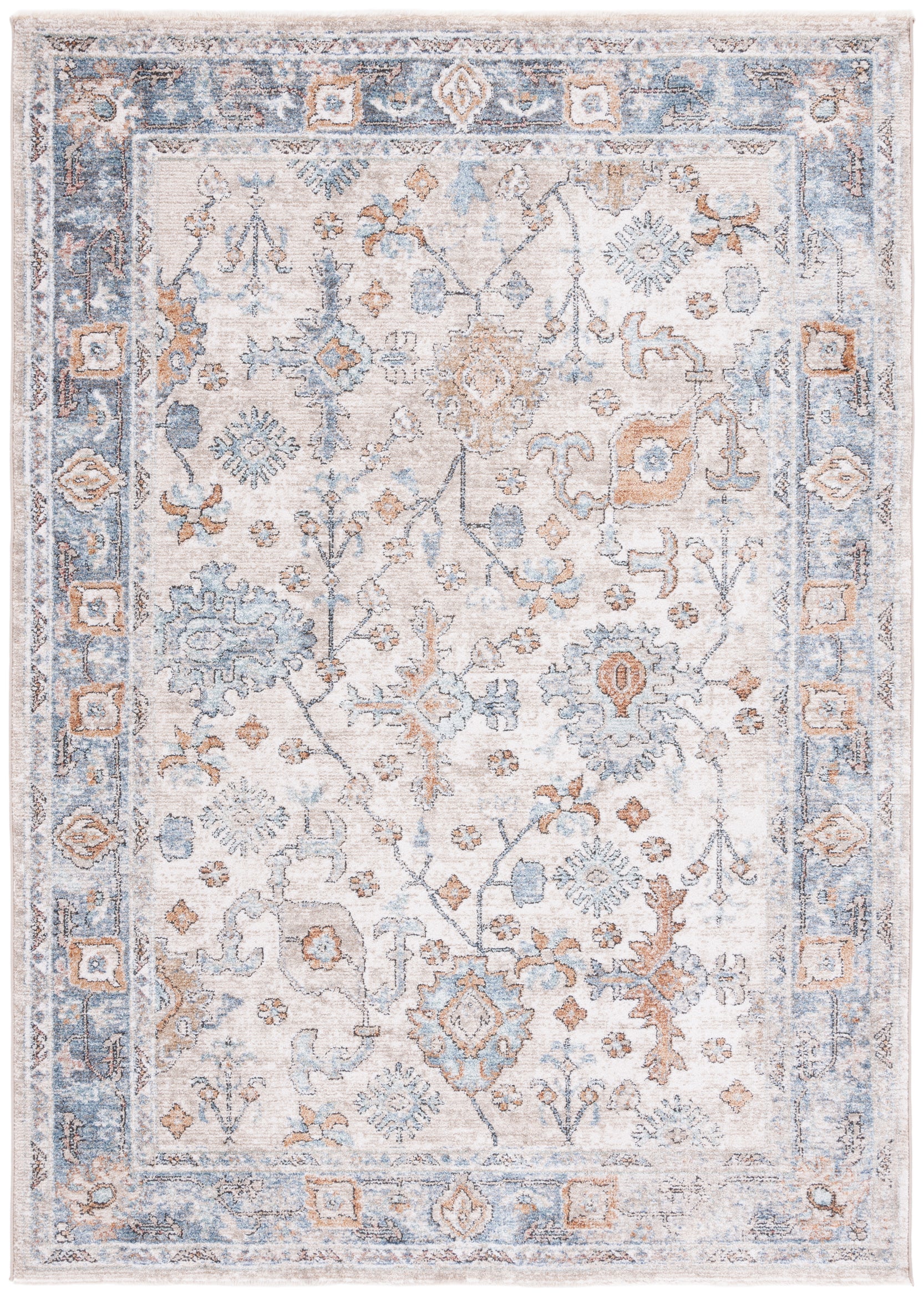 Safavieh Jasmine 343 Rug, JSM343 - Ivory / Blue