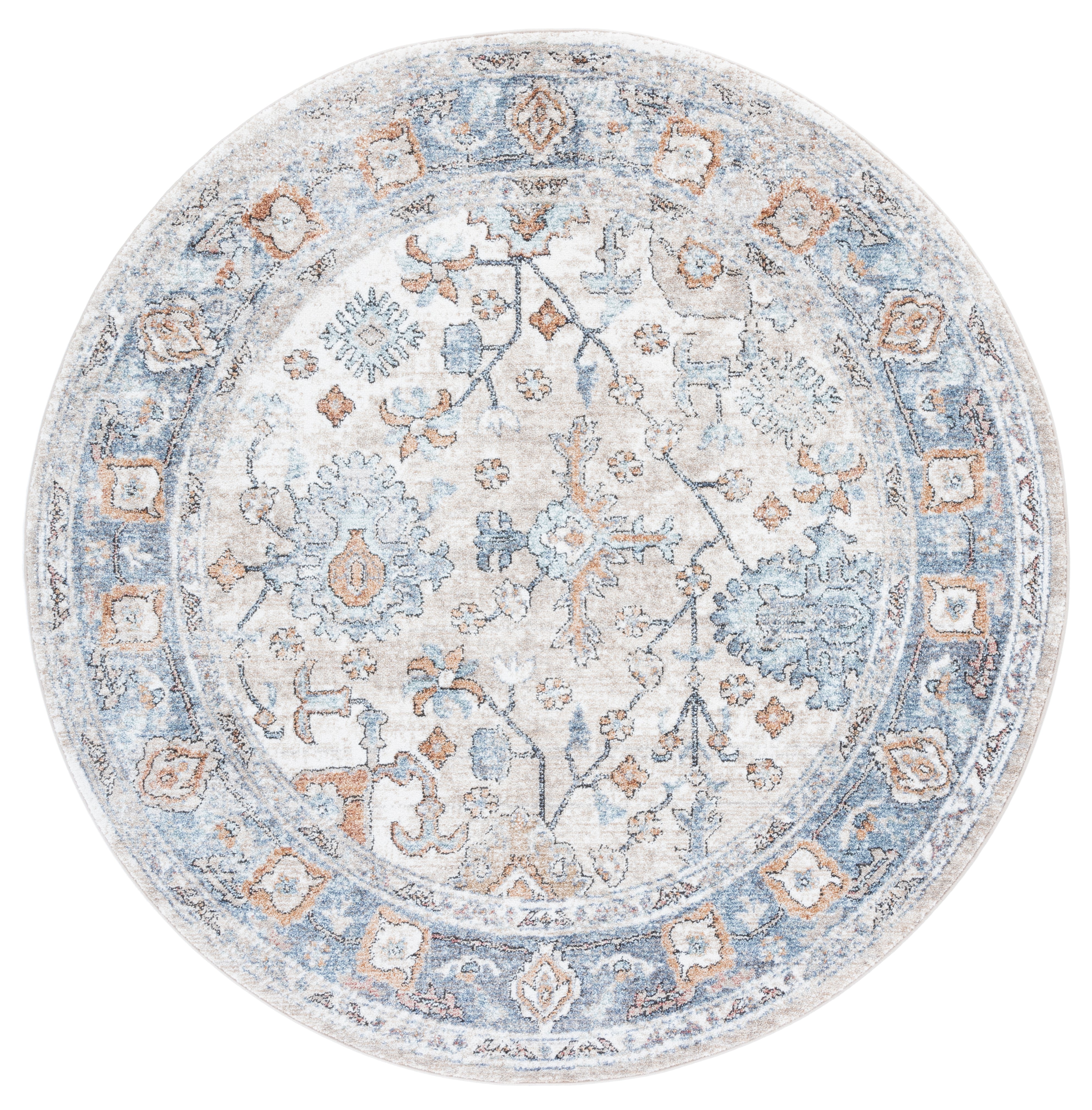 Safavieh Jasmine 343 Rug, JSM343 - Ivory / Blue