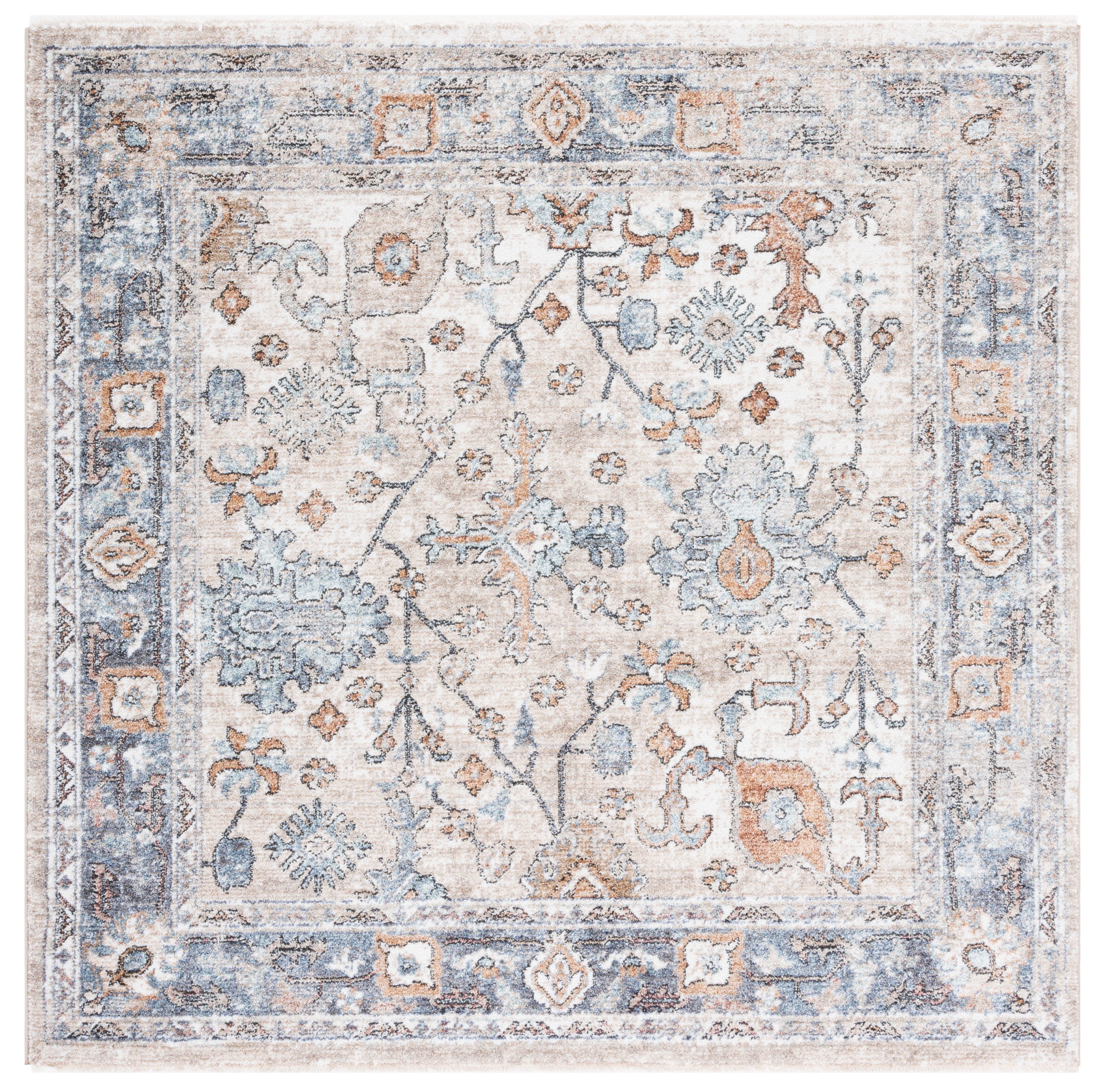 Safavieh Jasmine 343 Rug, JSM343 - Ivory / Blue