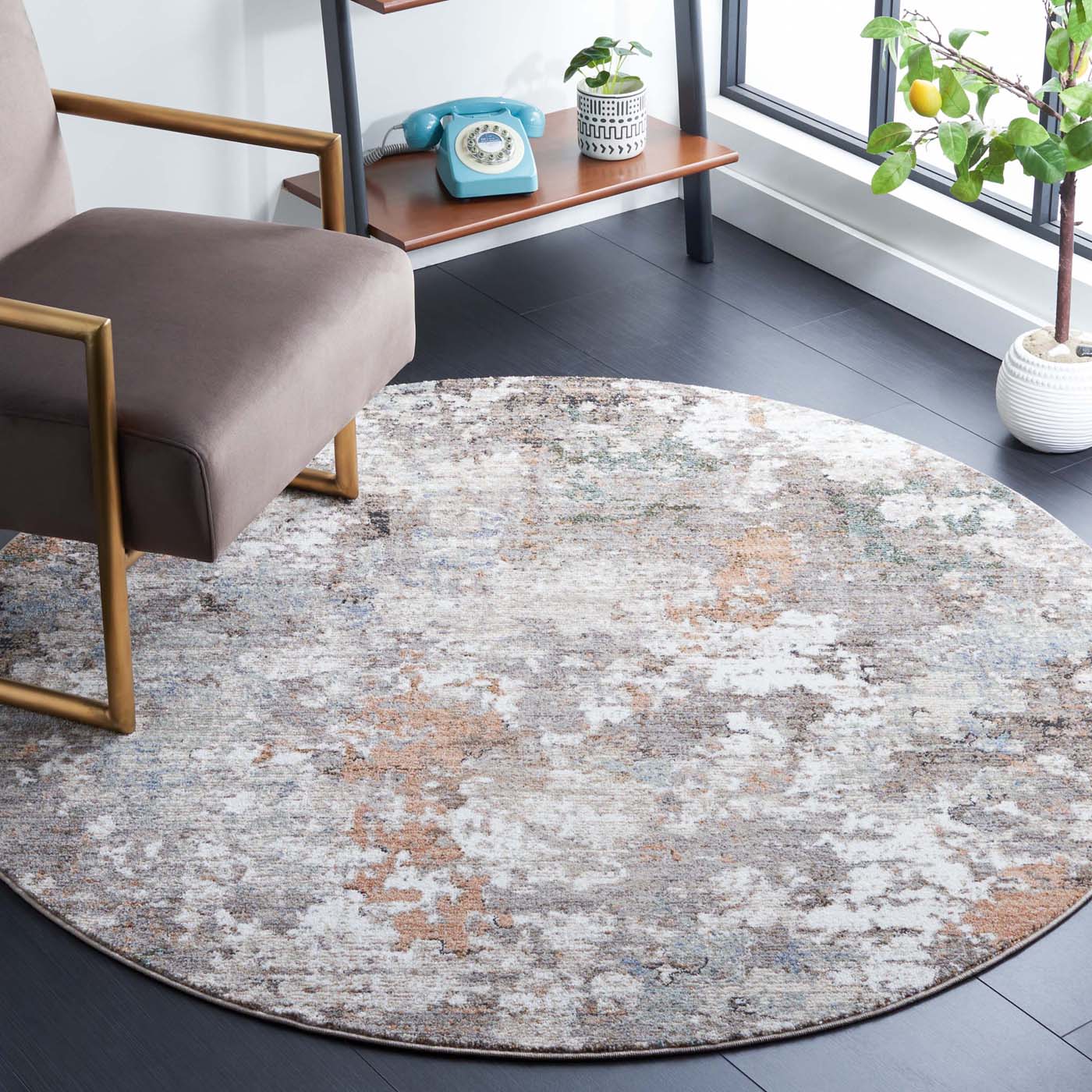 Safavieh Jasmine 370 Rug, JSM370 - Grey / Gold