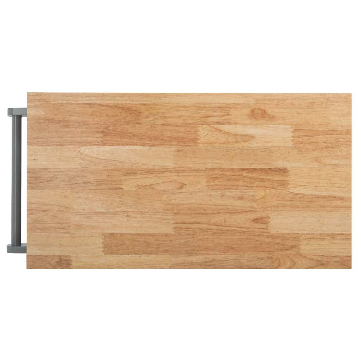 Safavieh Locklyn 1 Door 2 Drawer 2 Shelf Kitchen Cart , KCH8703 - Grey / Natural