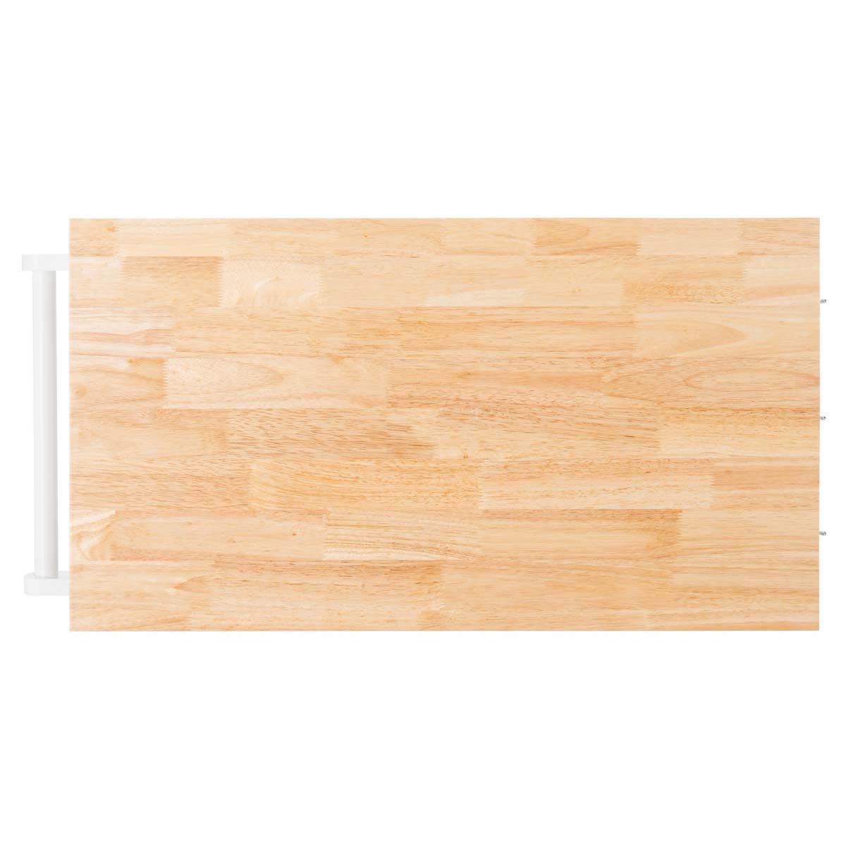 Safavieh Locklyn 1 Door 2 Drawer 2 Shelf Kitchen Cart , KCH8703 - White / Natural