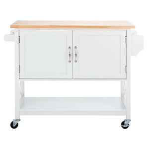 Safavieh Kesler 2 Door 1 Shelf Kitchen Cart , KCH8705