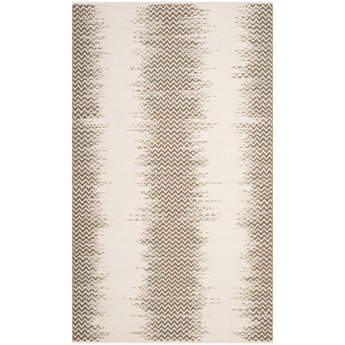 Safavieh Cotton Kilim 121 Rug, KLC121 - Brown / Ivory