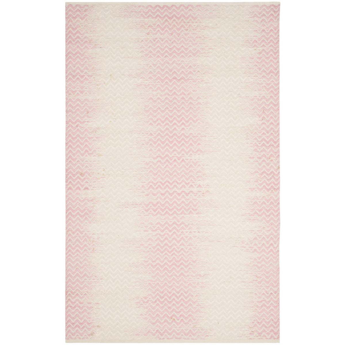 Safavieh Cotton Kilim 121 Rug, KLC121 - Light Pink / Ivory