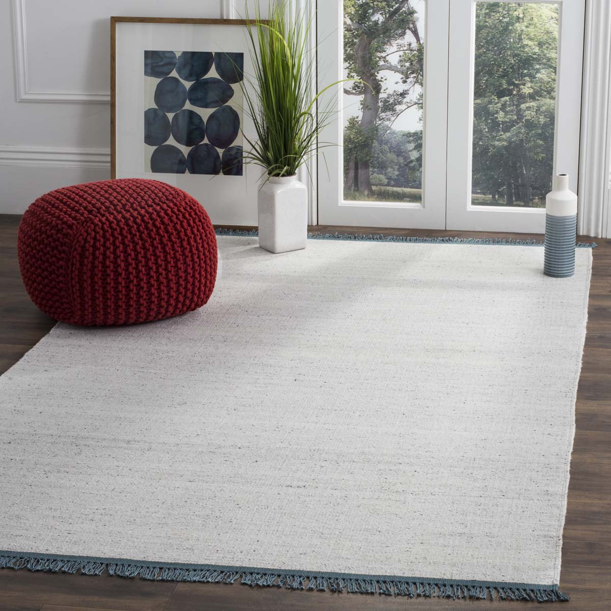 Safavieh Kilim 110 Rug, KLM110 - Ivory / Grey