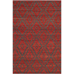 Safavieh Kilim 215 Rug, KLM215 - Rust / Grey