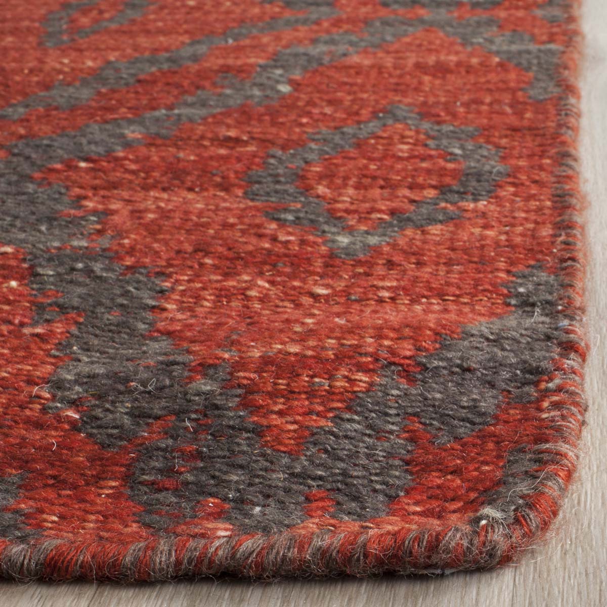 Safavieh Kilim 215 Rug, KLM215 - Rust / Grey