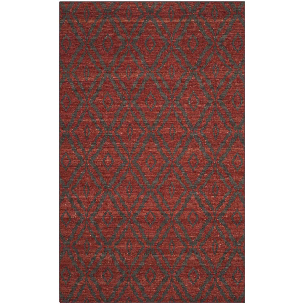 Safavieh Kilim 215 Rug, KLM215 - Rust / Grey