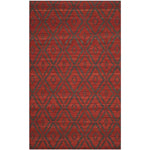Safavieh Kilim 215 Rug, KLM215 - Rust / Grey