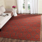 Safavieh Kilim 215 Rug, KLM215 - Rust / Grey