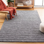 Safavieh Kilim 450 Rug, KLM450 - Black / Ivory
