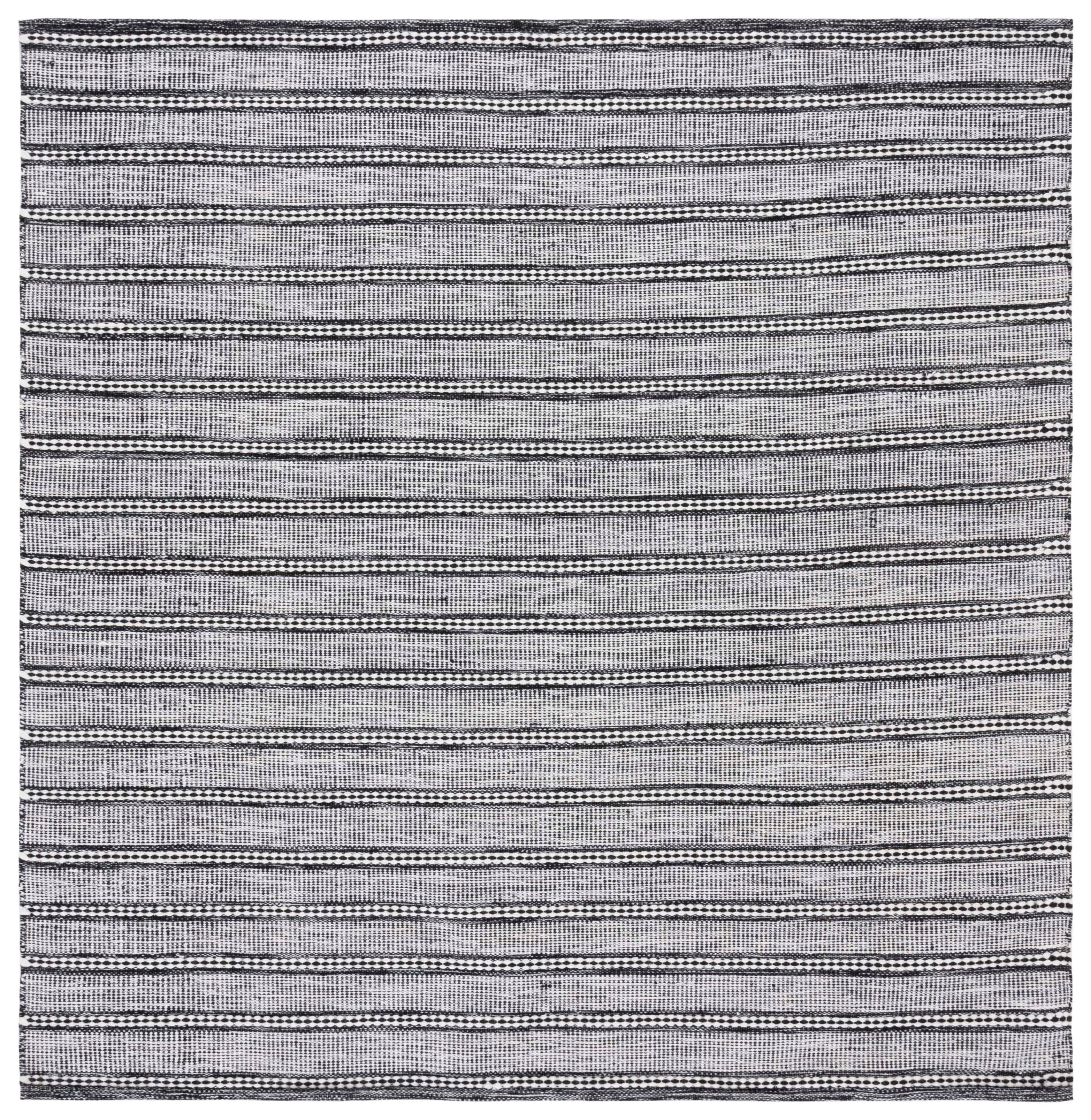 Safavieh Kilim 450 Rug, KLM450 - Black / Ivory