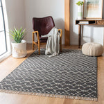 Safavieh Kilim 522 Rug, KLM522 - Charcoal / Ivory