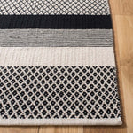 Safavieh Kilim 701 Rug, KLM701 - Black / Ivory