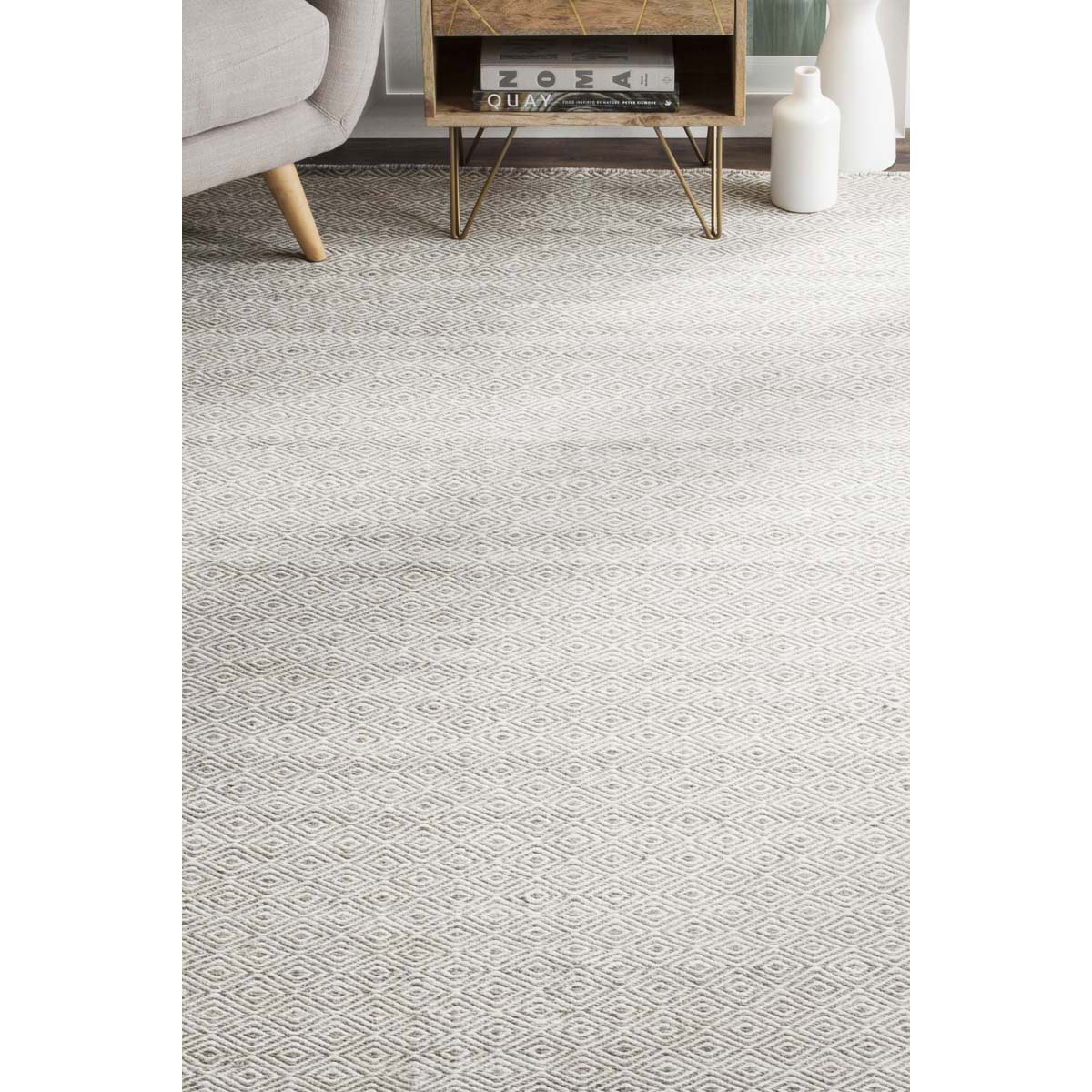 Safavieh Kilim 725 Rug, KLM725 - Ivory / Graphite