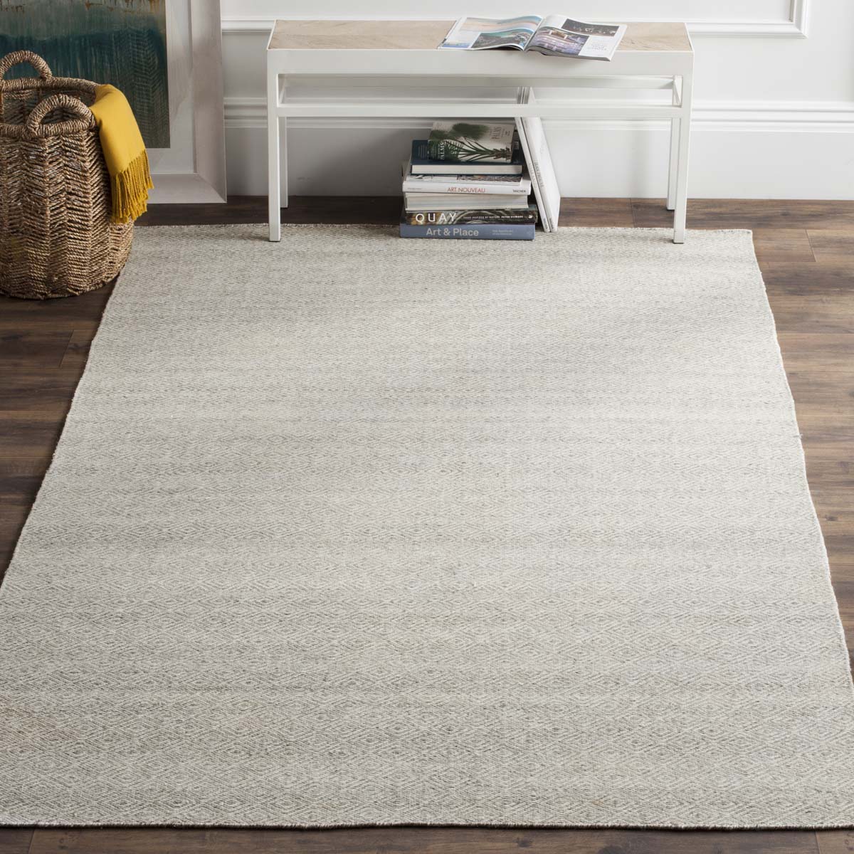 Safavieh Kilim 725 Rug, KLM725 - Ivory / Silver