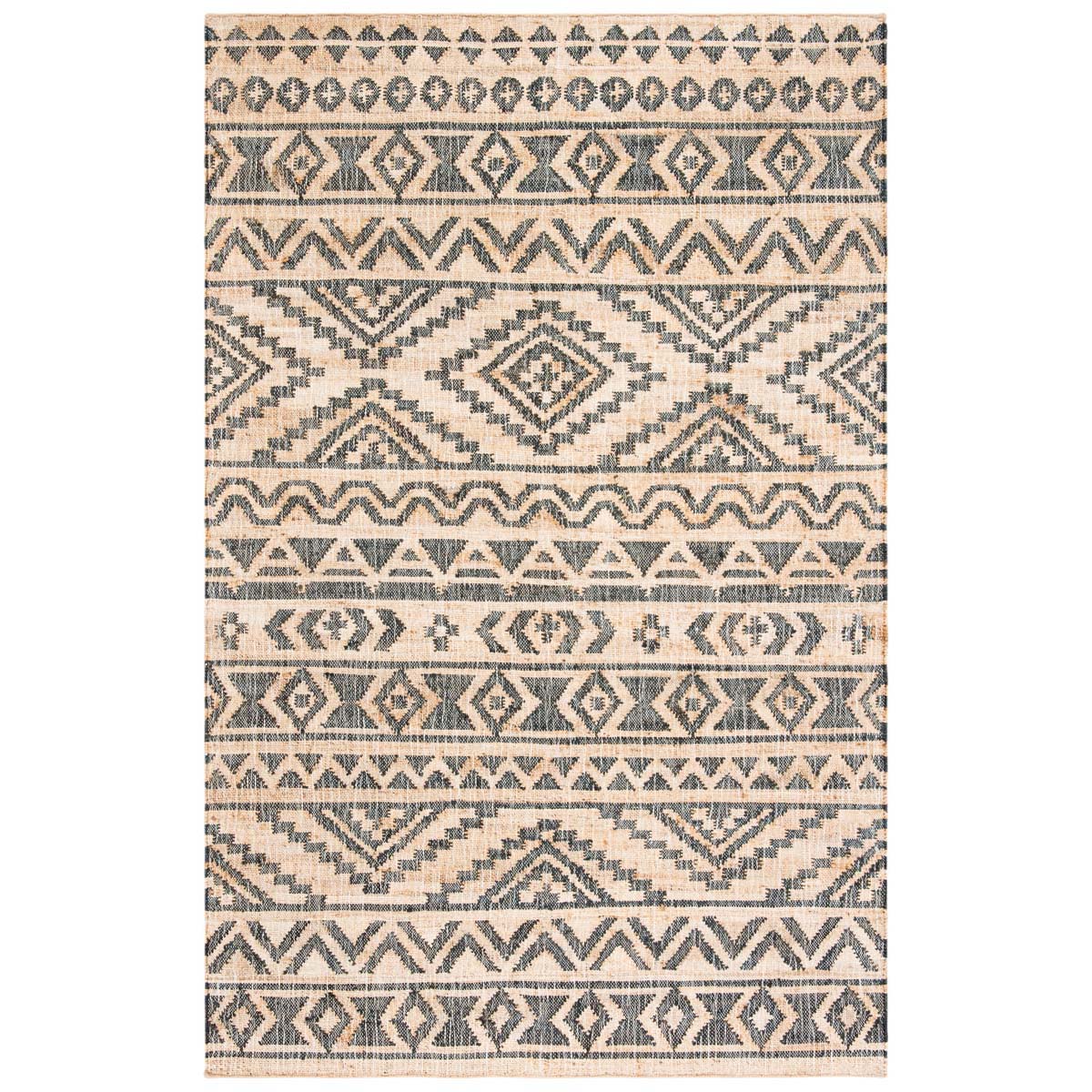 Safavieh Kilim 751 Rug, KLM751 - Natural / Charcoal
