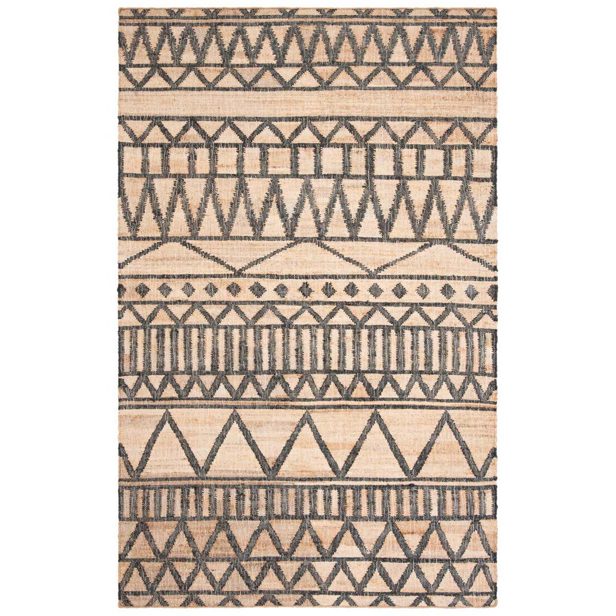 Safavieh Kilim 752 Rug, KLM752 - Natural / Charcoal