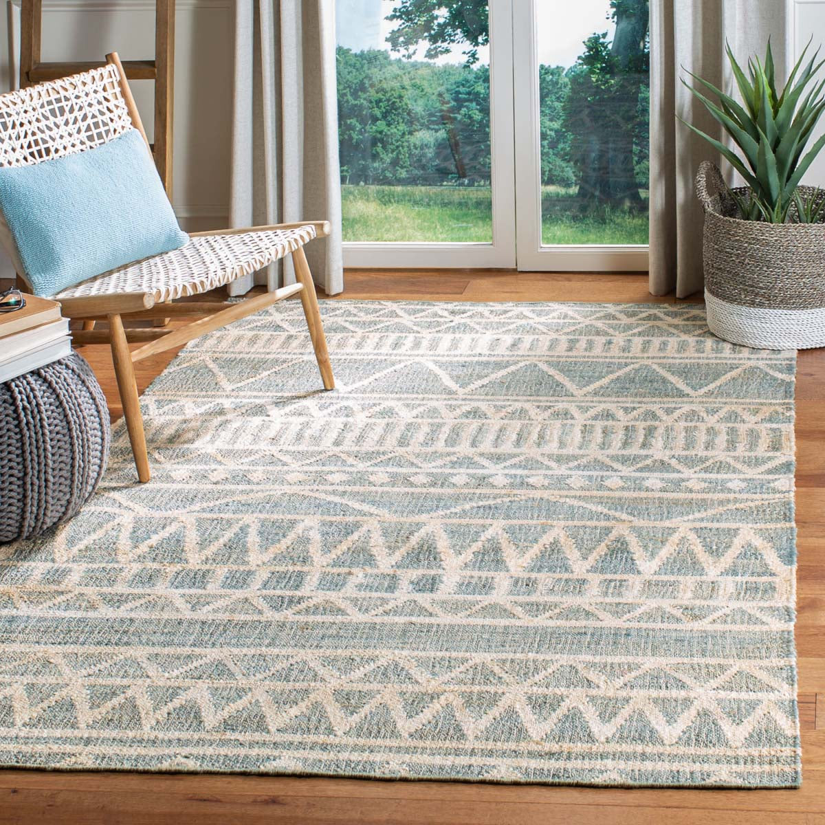 Safavieh Kilim 752 Rug, KLM752 - Charcoal / Natural