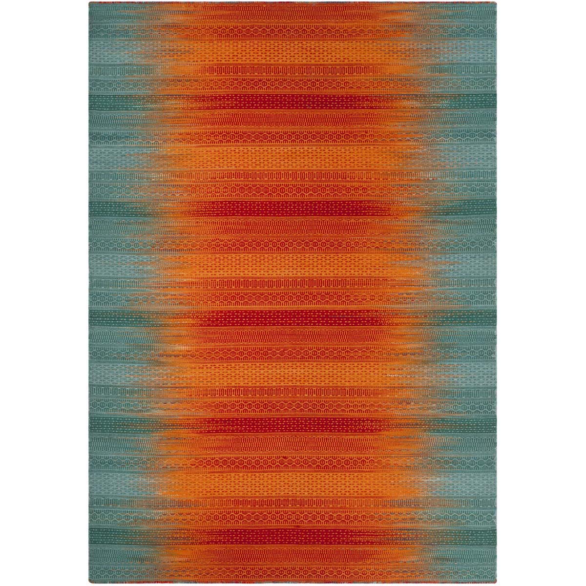 Safavieh Kilim 821 Rug, KLM821 - Teal / Red