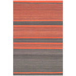 Safavieh Kilim 952 Rug, KLM952 - Dark Grey / Orange