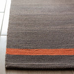 Safavieh Kilim 952 Rug, KLM952 - Dark Grey / Orange