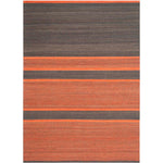 Safavieh Kilim 952 Rug, KLM952 - Dark Grey / Orange