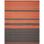 Safavieh Kilim 952 Rug, KLM952 - Dark Grey / Orange