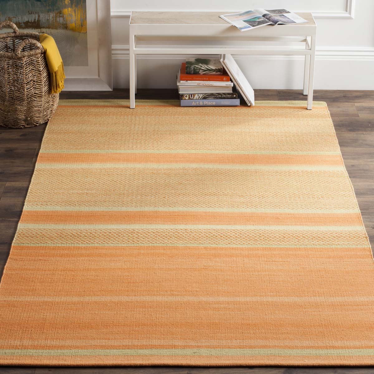 Safavieh Kilim 952 Rug, KLM952 - Orange / Lime