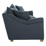 Safavieh Couture Fraiser Linen Sofa, knt4024 - Navy Blue