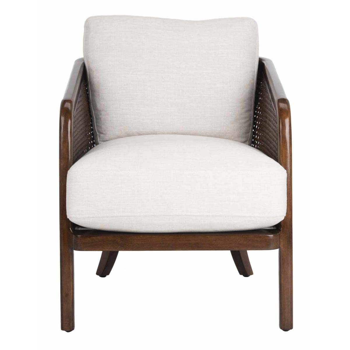 Safavieh Couture Caruso Barrel Back Chair - Oatmeal