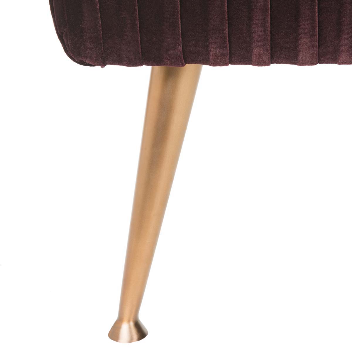 Safavieh Couture Salome Upholstered Bench - Giotto Cabernet