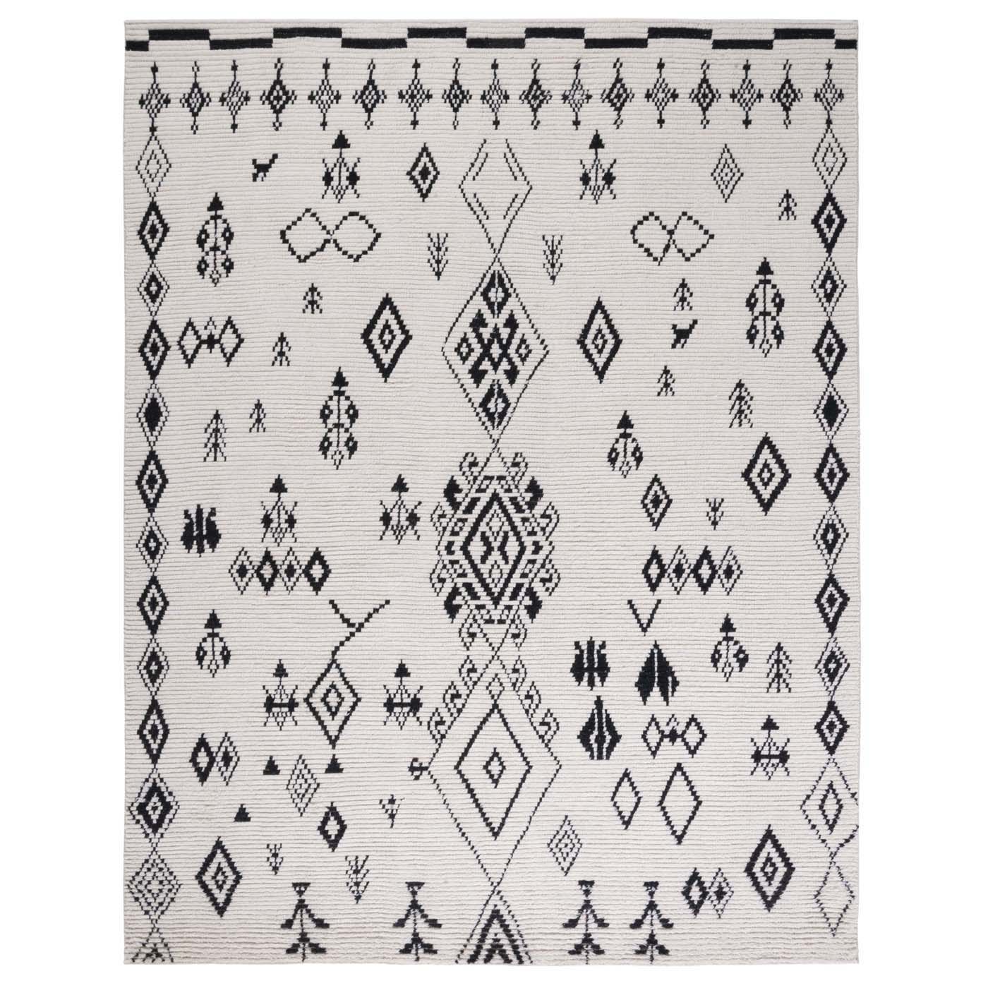 Safavieh Kenya 176 Rug, KNY176 - Ivory / Black