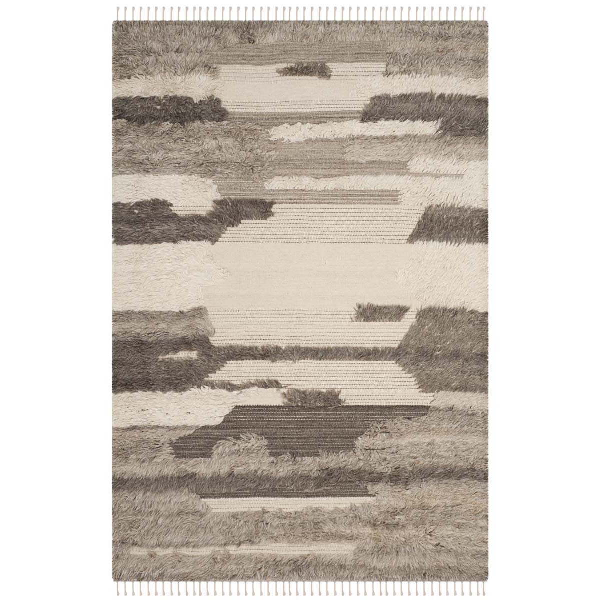 Safavieh Kenya 224 Rug, KNY224 - Ivory / Grey
