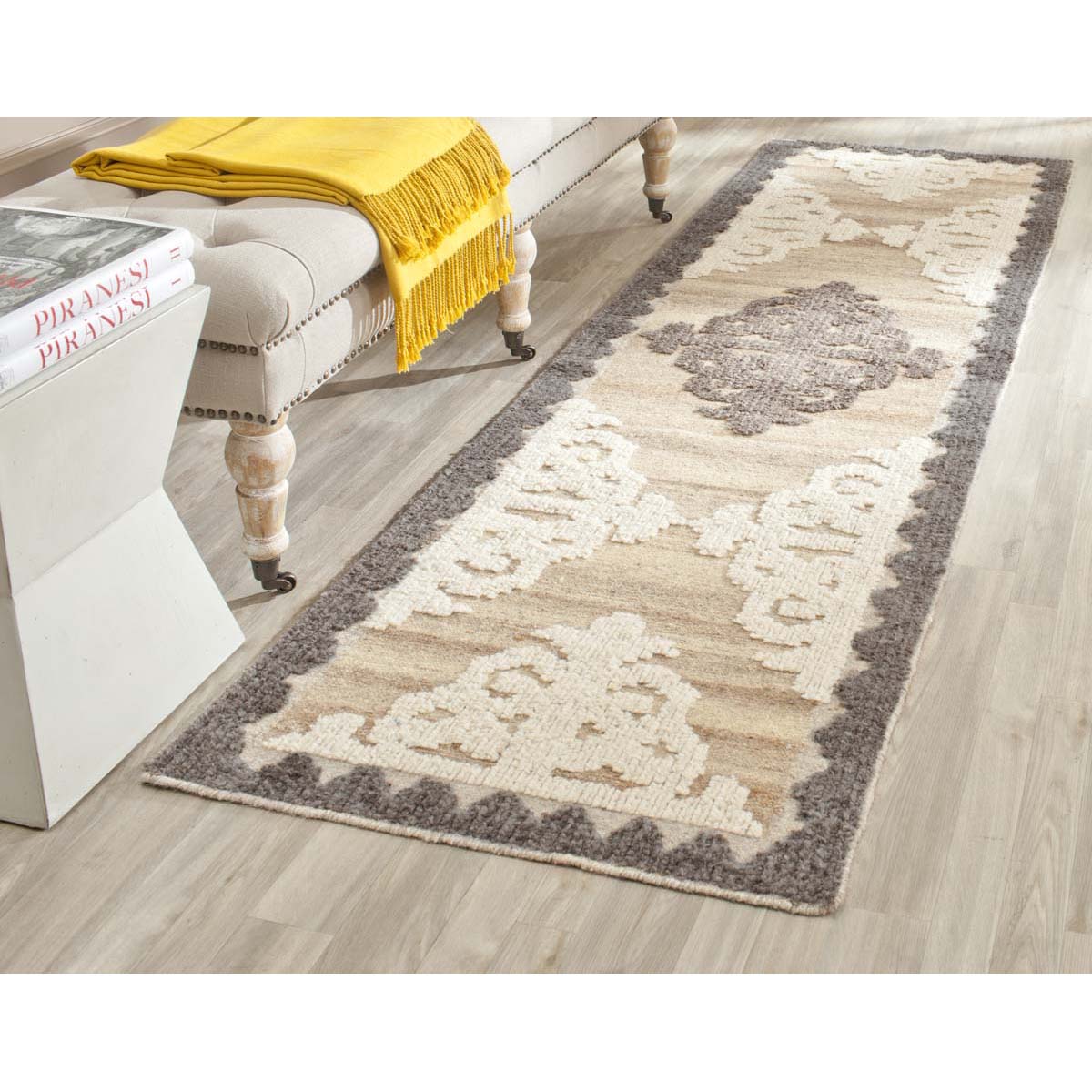 Safavieh Kenya 312 Rug, KNY312 - Brown / Charcoal