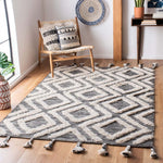 Safavieh Kenya 331 Rug, KNY331 - Black / Ivory