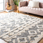 Safavieh Kenya 457 Rug, KNY457 - Ivory / Black