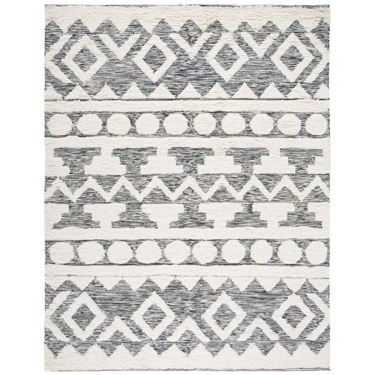 Safavieh Kenya 457 Rug, KNY457 - Ivory / Black