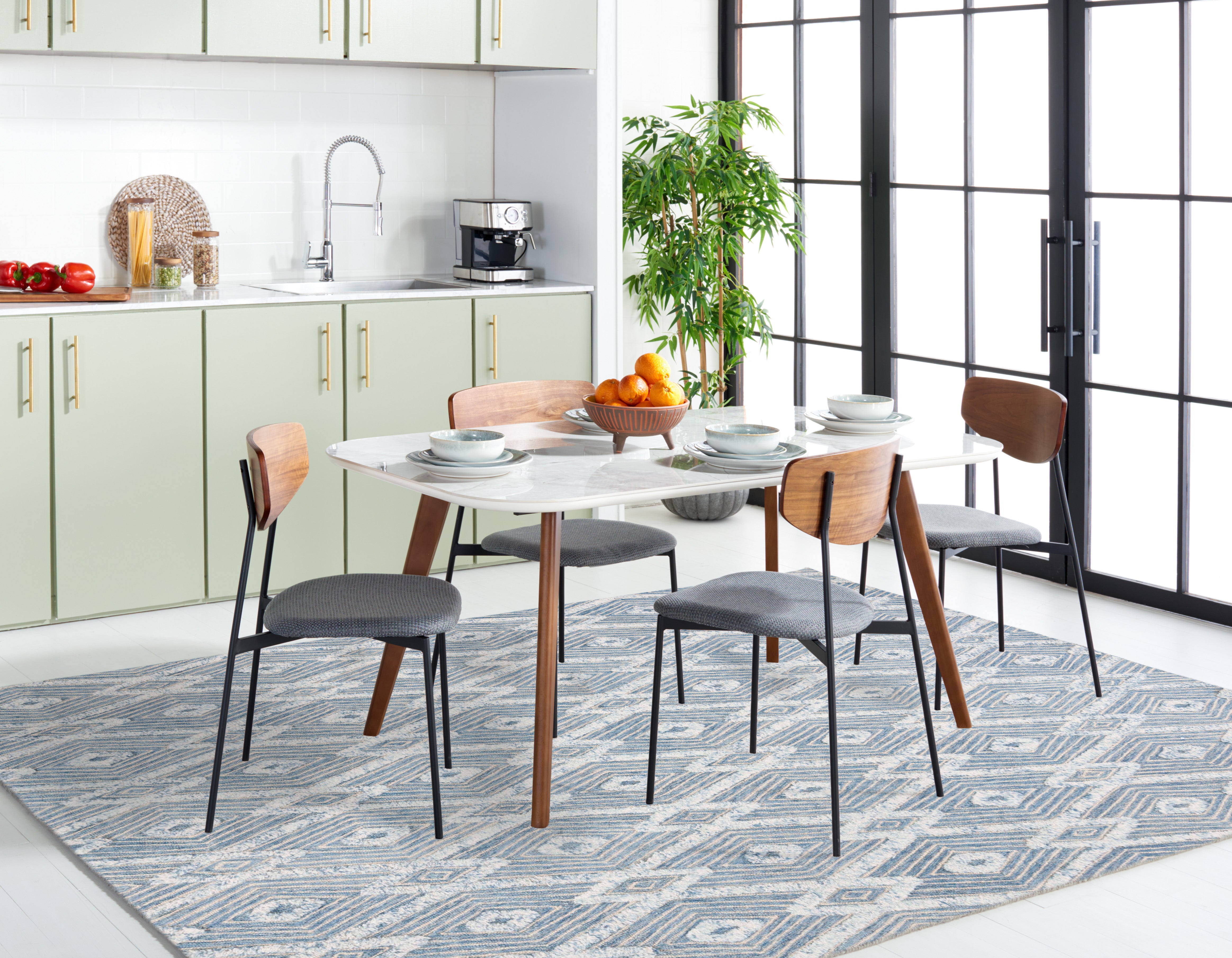 Safavieh Kenya 475 Rug, KNY475 - Blue / Ivory