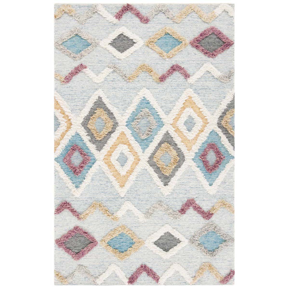 Safavieh Kenya 663 Rug, KNY663 - Grey / Ivory