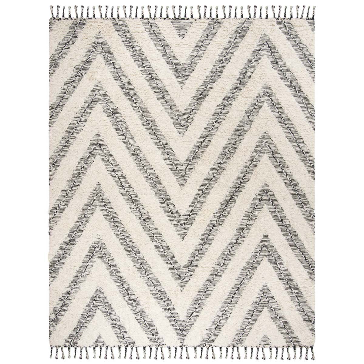 Safavieh Kenya 901 Rug, KNY901 - Black / Ivory