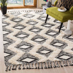 Safavieh Kenya 908 Rug, KNY908 - Black / Ivory